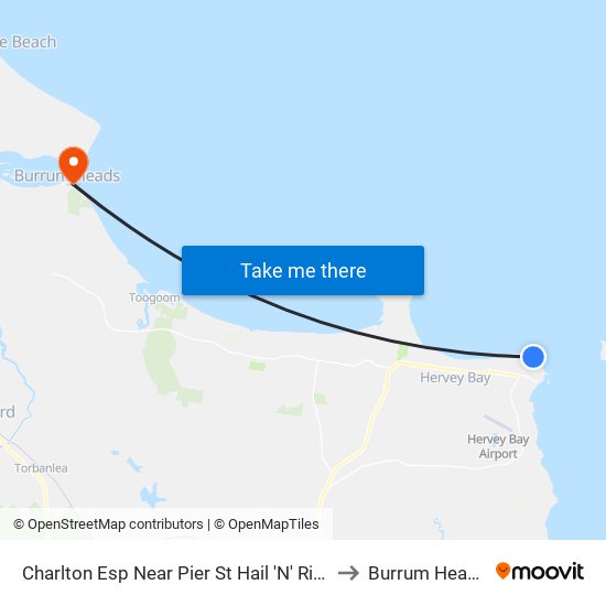 Charlton Esp Near Pier St Hail 'N' Ride to Burrum Heads map