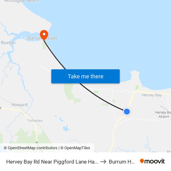 Hervey Bay Rd Near Piggford Lane Hail 'N' Ride to Burrum Heads map