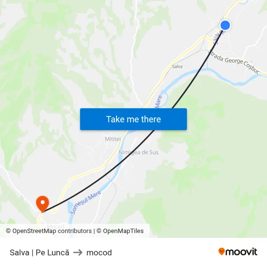 Salva | Pe Luncă to mocod map