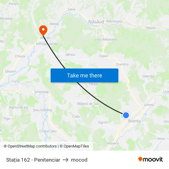 162. Tărpiului | Penitenciar to mocod map