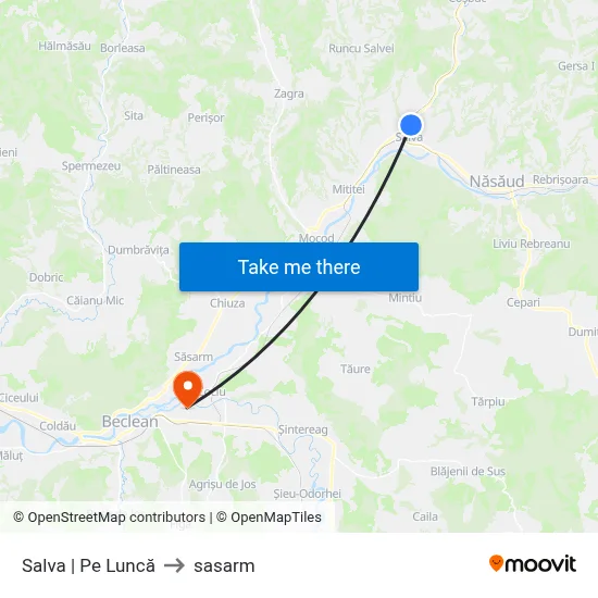 Salva | Pe Luncă to sasarm map