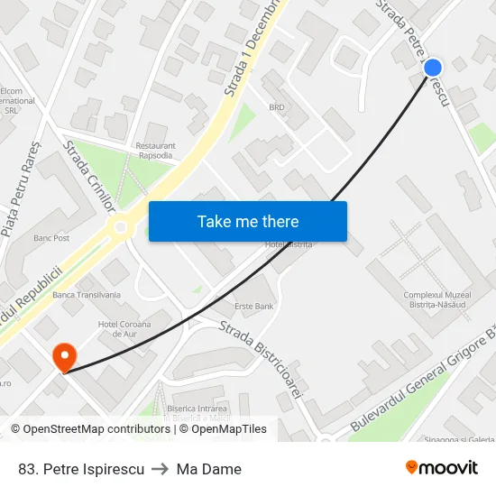 83. Petre Ispirescu to Ma Dame map