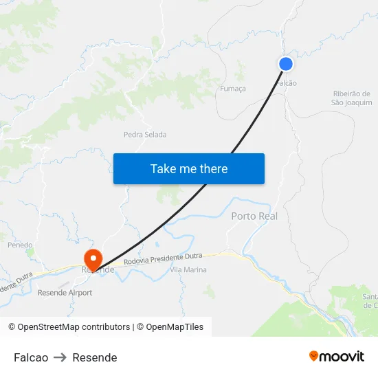 Falcao to Resende map