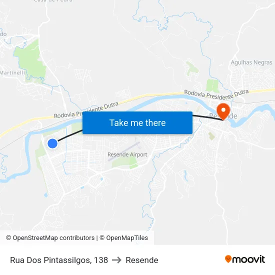 Mercado Juarez, Resende to Resende map