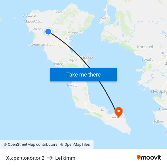 Chorepiskopoi 2 to Lefkimmi map