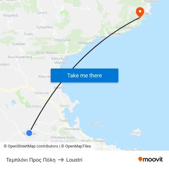 Τεμπλόνι Προς Πόλη to Loustri map