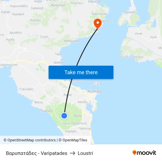 Varipatades to Loustri map