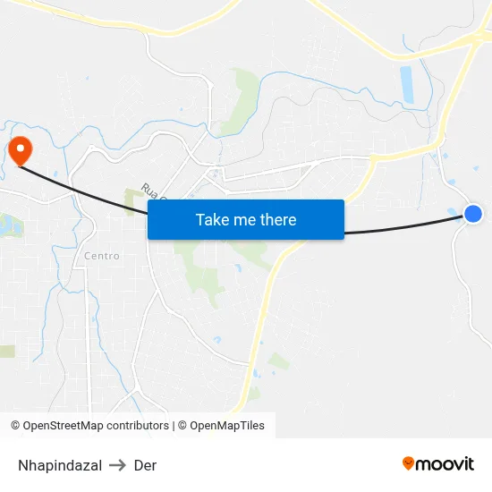 Nhapindazal to Der map