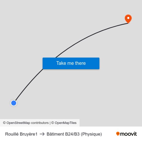 Rouillé Bruyère1 to Bâtiment B24/B3 (Physique) map