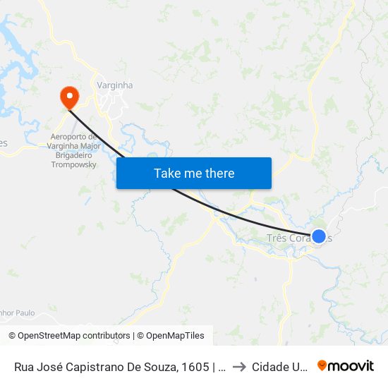 Rua José Capistrano De Souza, 1605 | Cemitério Parque Das Palmeiras to Cidade Universitária map