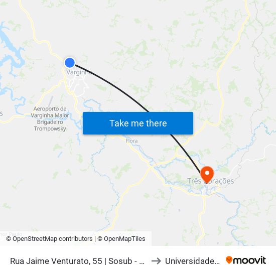 Rua Jaime Venturato, 55 | Sosub - Secretaria Municipal De Obras E Serviços Urbanos to Universidade Do Vale Do Rio Verde map
