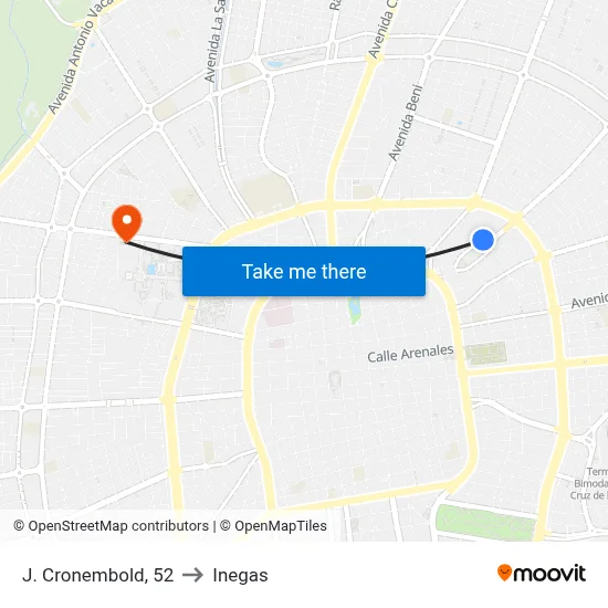 J. Cronembold, 52 to Inegas map