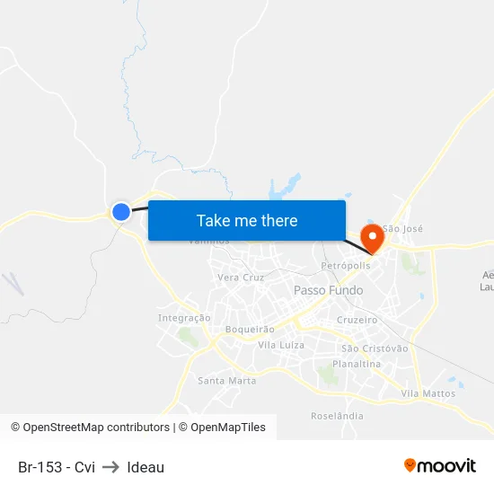 Br-153 - Cvi to Ideau map