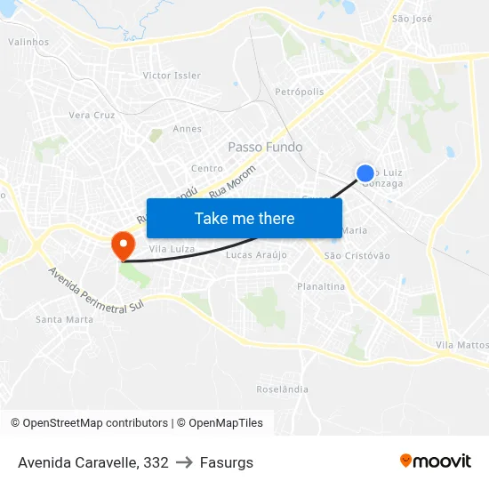 Avenida Caravelle, 332 to Fasurgs map