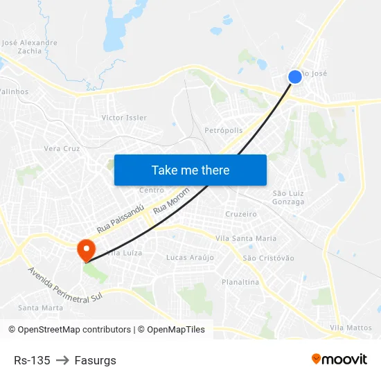 Rs-135 to Fasurgs map