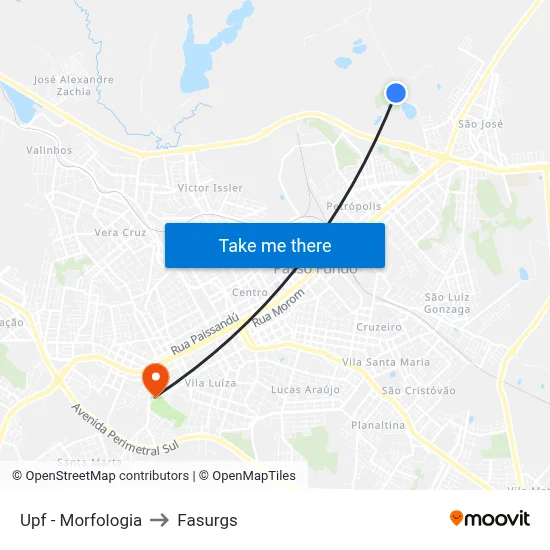 Upf - Morfologia to Fasurgs map