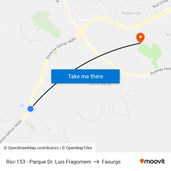 Rsc-153 - Parque Dr. Luis Fragomeni to Fasurgs map