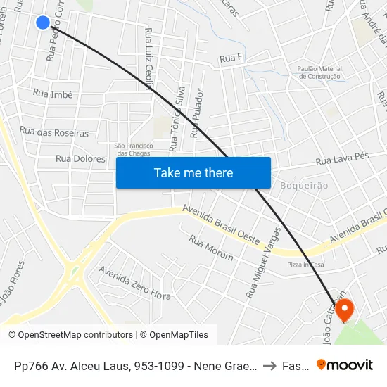 Pp766 Av. Alceu Laus, 953-1099 - Nene Graeff(Em Frente Casa 515) to Fasurgs map