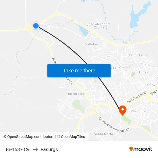 Br-153 - Cvi to Fasurgs map