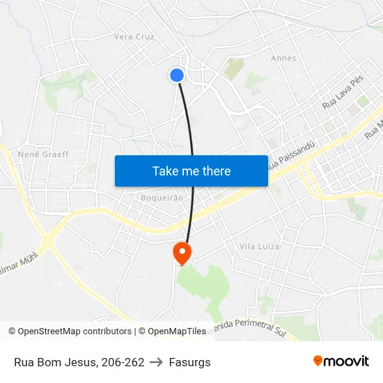 Rua Bom Jesus, 206-262 to Fasurgs map