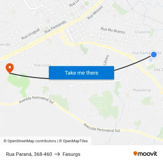 Rua Paraná, 368-460 to Fasurgs map