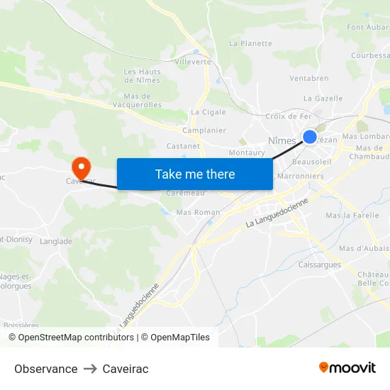 Observance to Caveirac map