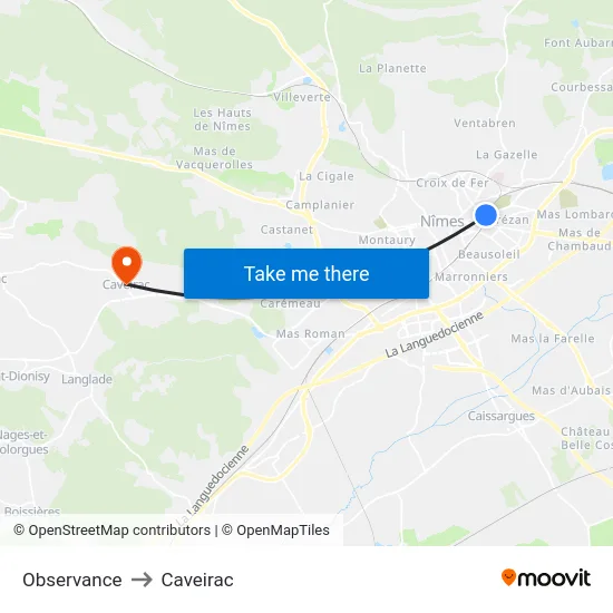 Observance to Caveirac map