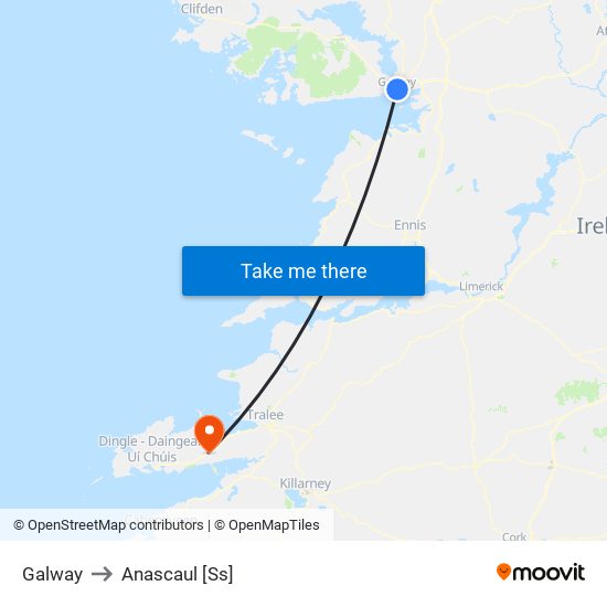 Galway to Anascaul [Ss] map