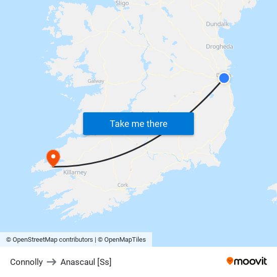 Connolly to Anascaul [Ss] map
