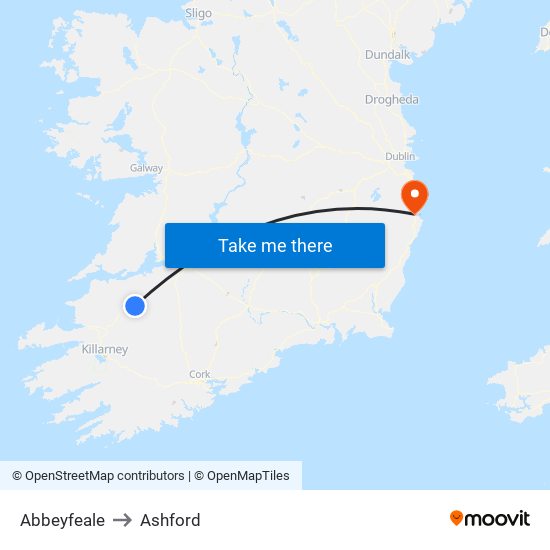 Abbeyfeale to Abbeyfeale map