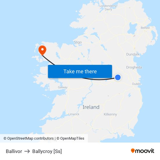 Ballivor to Ballycroy [Ss] map