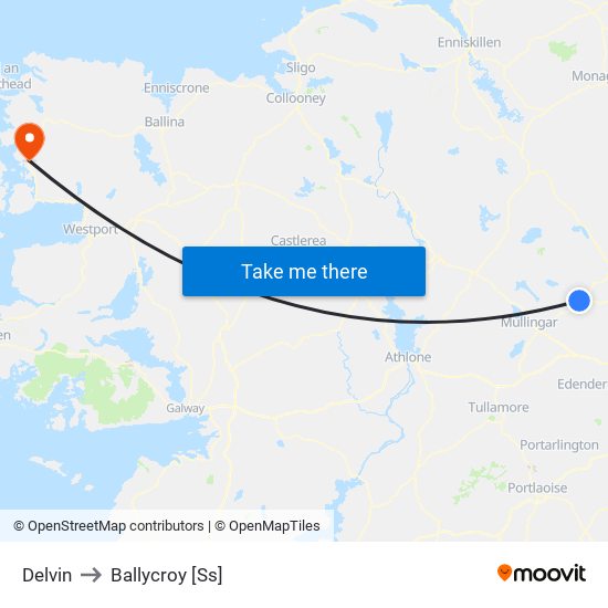 Delvin to Ballycroy [Ss] map