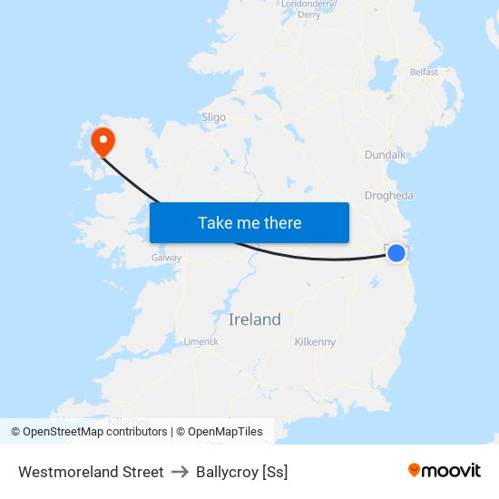 Westmoreland Street to Ballycroy [Ss] map