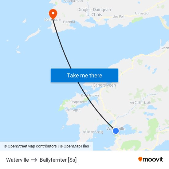 Waterville to Ballyferriter [Ss] map