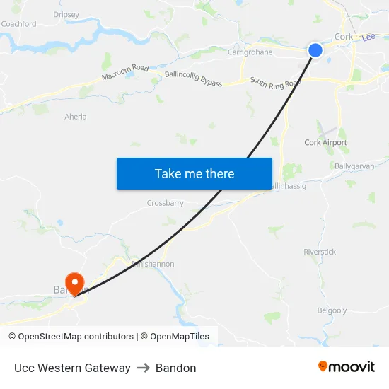 Ucc Western Gateway to Bandon map