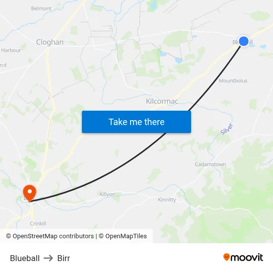 Blueball to Birr map