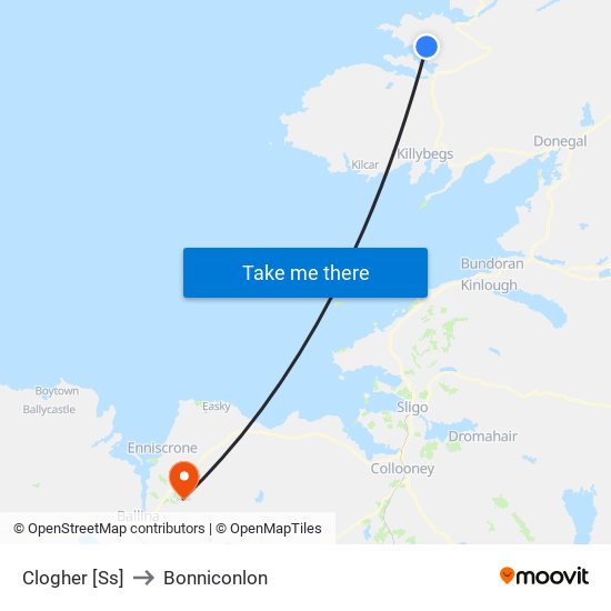 Clogher [Ss] to Bonniconlon map