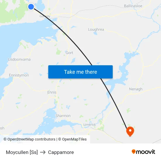 Moycullen [Ss] to Cappamore map