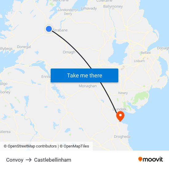 Convoy to Castlebellinham map