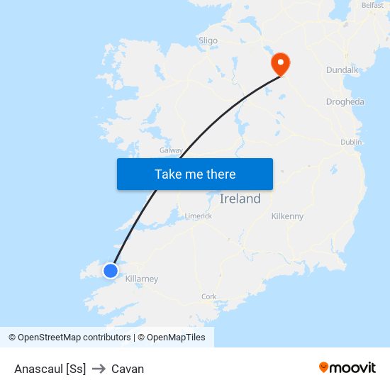 Anascaul [Ss] to Cavan map