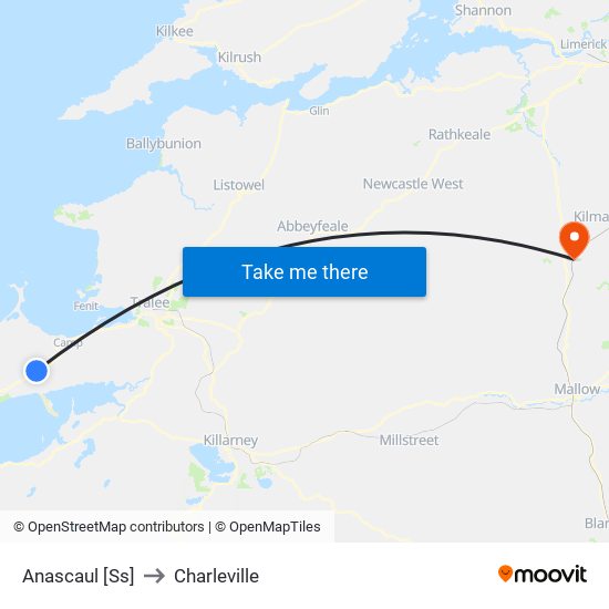 Anascaul [Ss] to Charleville map