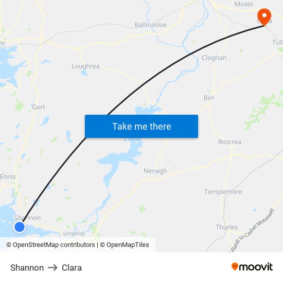 Shannon to Clara map