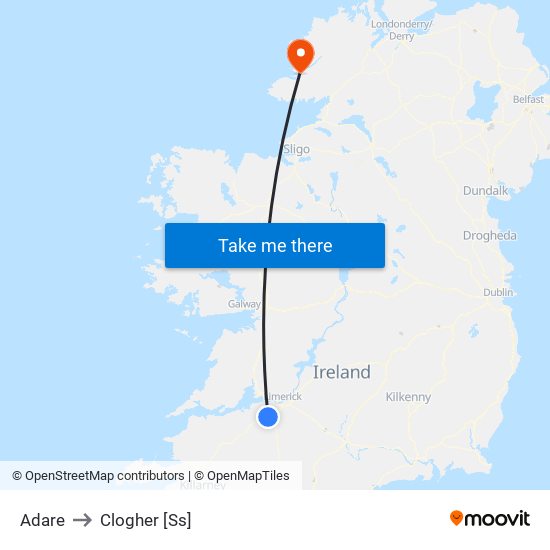 Adare to Clogher [Ss] map