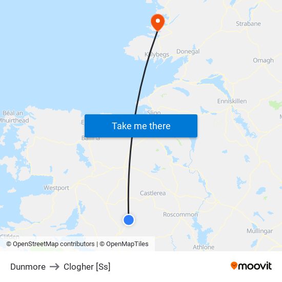 Dunmore to Clogher [Ss] map