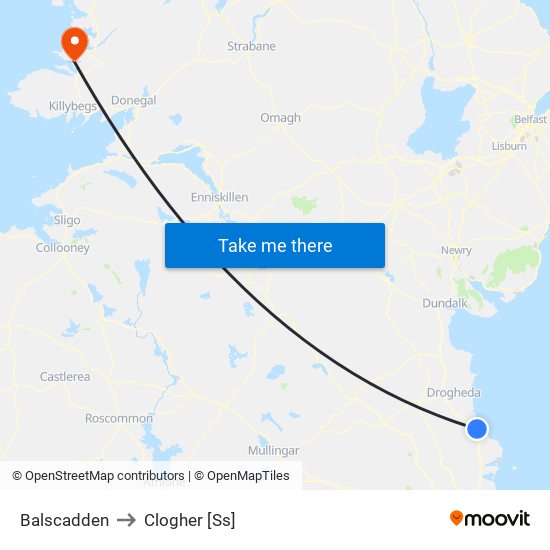 Balscadden to Clogher [Ss] map