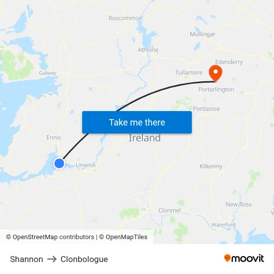 Shannon to Clonbologue map