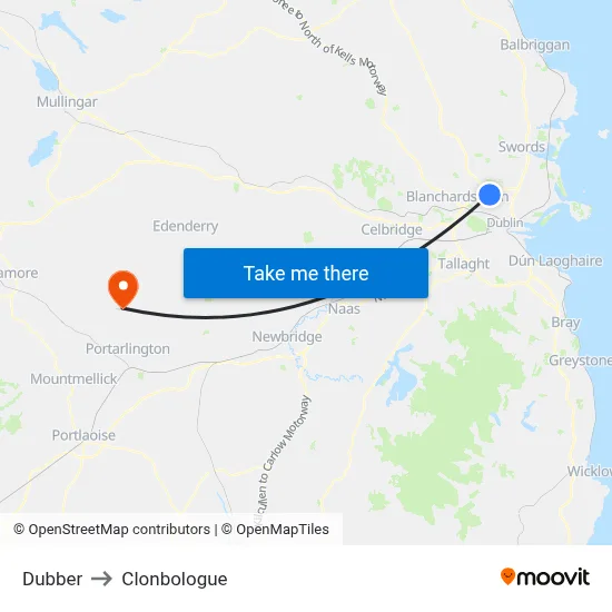 Dubber to Clonbologue map