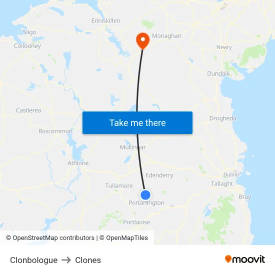 Clonbologue to Clones map