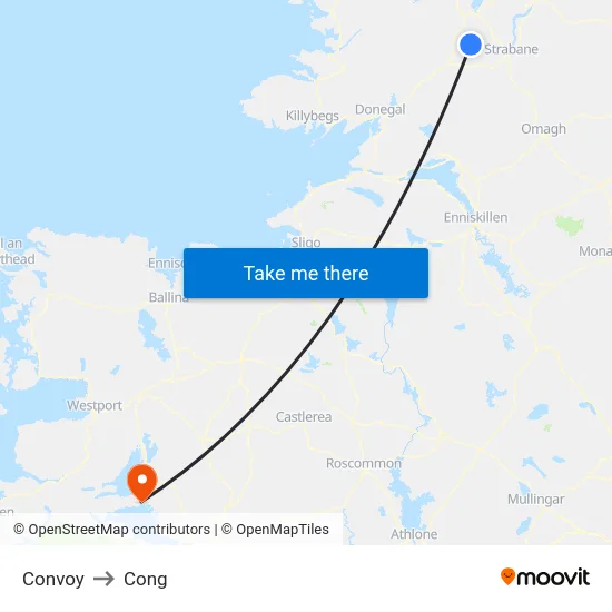 Convoy to Cong map
