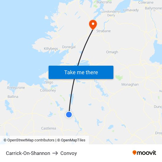 Carrick-On-Shannon to Carrick-On-Shannon map